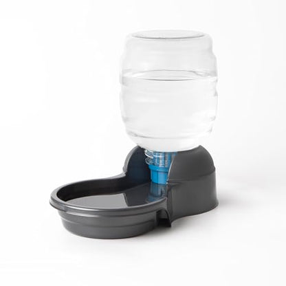 Petmate Replendish Automatic Dog Water Dispenser Gravity Pet Waterer with Microban Protection Base, 100% BPA Free - 1 Gallon, Wide Mouth Bowl, with 2 Extra Filters - size: Small