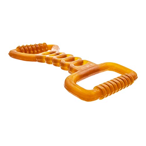 Fuzzy Puppy Dog Toys for Aggressive Chewers: All-Natural Rubber, Durable Dog Chew Toy, Tug of War Dog Toy, Great Teething Toys for Puppies | Double TUG (FP-Toy20) - style: Double Tug
