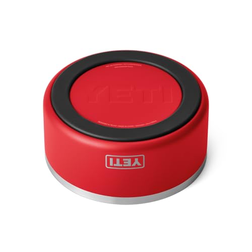 YETI Boomer 8, Stainless Steel, Non-Slip Dog Bowl, Holds 64 Ounces - color: Rescue Red