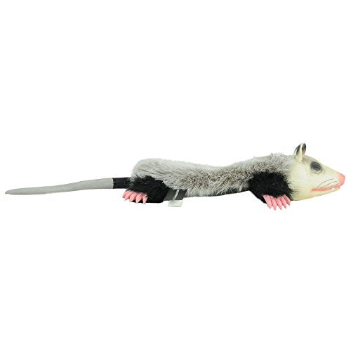 Hyper Pet Real Skinz Opossum Plush Dog Toy, Medium (Pack of 12) - size: Medium (Pack of 12), style: Opossum