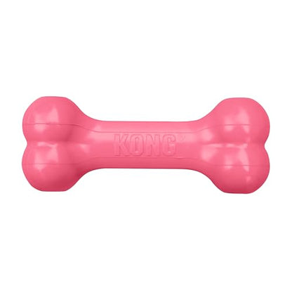 KONG Puppy Goodie Bone - Stuffable Natural Rubber Chew Toy for Small Dogs & Teething Puppies - Pink - color: Pink, size: Small