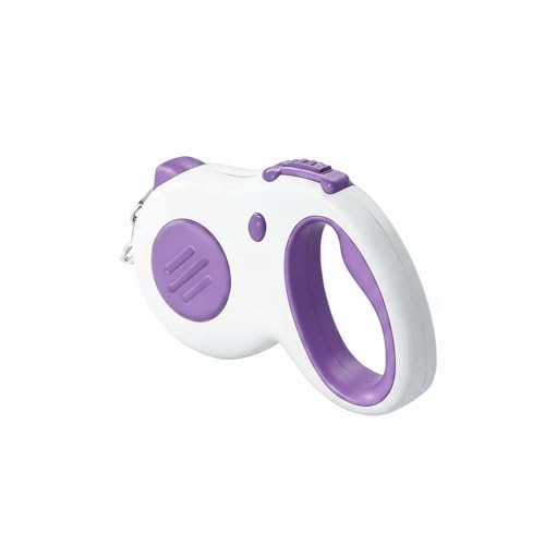 Retractable Dog Leash Heavy Duty Automatic Reflective Extendable Dog Leash for Outdoor, Training, Purple - color: Purple