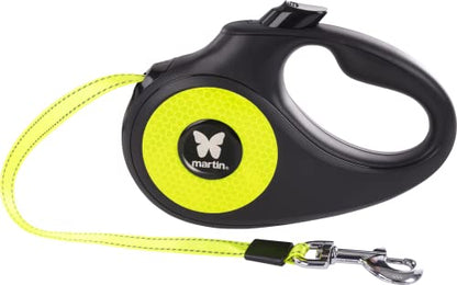 Martin Retractable Lead Reflective XS Tape 3m Yellow - color: yellow