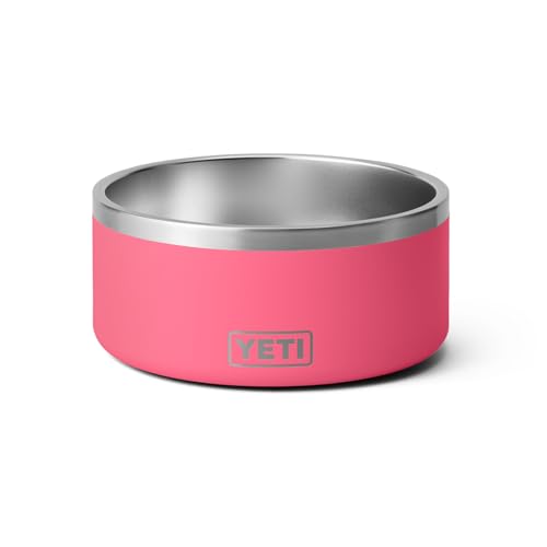 YETI Boomer 8, Stainless Steel, Non-Slip Dog Bowl, Holds 64 Ounces - color: Tropical Pink