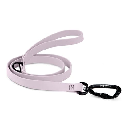 DogTraxs Essential Biothane Dog Leash, Lavender Purple, 3/4 in x 3 ft | Waterproof, For Large, Medium, Small Dogs, Dog Training, Locking Carabiner - color: Lavender Purple, size: 3/4 In x 3 Feet
