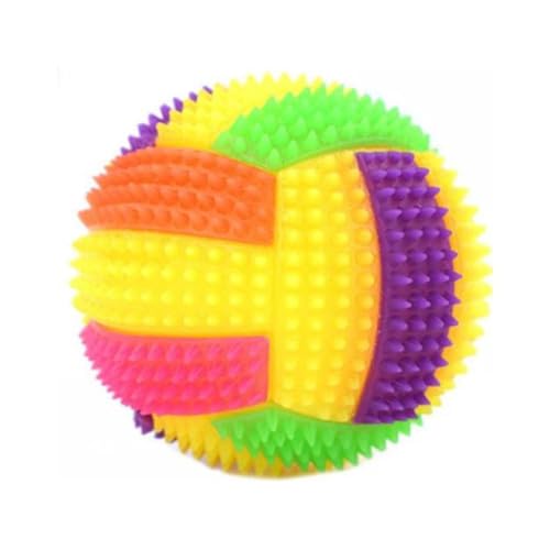 Flashing Football Shape LED Light Sound Bouncy Ball Funny Kids Pet Dog Toy Interactive Dog Toy, Xmas Gifts