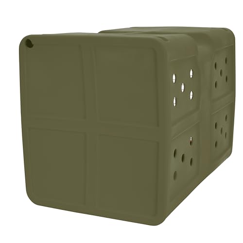 dakota283 Dakota 283 Large Kennel -Frame Door- Olive - color: Olive, size: Large