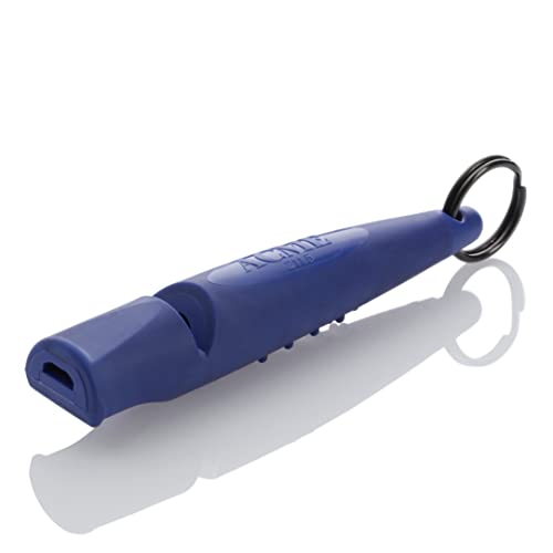 ACME Alpha 211.5 Professional Dog Training Whistle with Enhanced Ergonomic Grip. BPA-Free Plastic. 110 dBA. Long Range. Standardized Frequency. Weatherproof. Made in the UK (Baltic Blue) - color: Baltic Blue