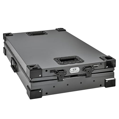 K9 Kennel Boss Aluminum Collapsible Dog Crate, Heavy Duty Folding Kennel - Small (Gray) - color: Gray, size: 30.6"L x 22.8"W x 25.7"H