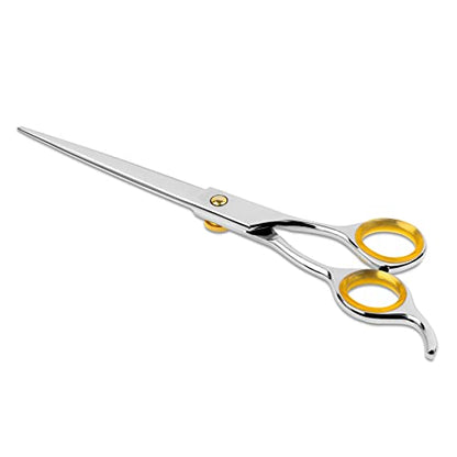 Sharf Gold Touch 440c Japanese Stainless Steal Pet Grooming Shear, 8.5 Inch Straight - size: 8.5 inches, style: Straight Scissors - Blunt Tip