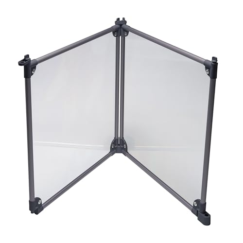 Front Row Foldable Dog Playpen – Durable and Portable Puppy Playpen for Exercise, Rest & Play – Clear Fence Panels with Aluminum Rods and Crate for Dogs and Other Small Pets (Charcoal, 2-Panel) - color: Charcoal