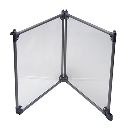 Front Row Foldable Dog Playpen – Durable and Portable Puppy Playpen for Exercise, Rest & Play – Clear Fence Panels with Aluminum Rods and Crate for Dogs and Other Small Pets (Charcoal, 2-Panel) - color: Charcoal