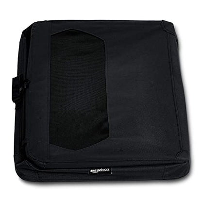 Amazon Basics Foldable Portable Soft Pet Dog Crate Carrier Kennel, 36 x 24 x 24 inches, Black - color: BLACK, size: 36.0"L x 24.0"W x 24.0"H