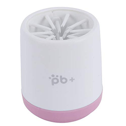 GOWENIC Pet Dog Cleaner Cup, Portable Dirt Removal Dog Foot Washer, Cleaning Cup Accessories for Home Travel (Pink) - color: Pink
