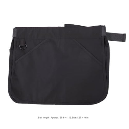 Fafeicy Waist Belt Apron Bag Canvas Tool Apron with Adjustable Strap 27 to 46 in 4 Front Pockets Large Back Pocket for Gardening Dog Trainer Hairstylist Outdoor Work
