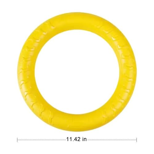 Pet Toy Flying Discs for Large/Medium Dogs, Durable Rubber Fetch Frisbee, Soft Lightweight Interactive Outdoor Throw Toy for Aggressive Chewers, Training Exercise Pet Play Toy