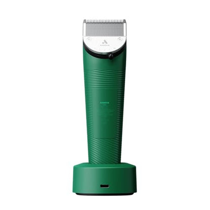 Andis 79085 Vida 5-in-1 Cordless Adjustable Blade Pet Hair Clipper, 11-Piece Kit, Non-Slip Design, Slim Profile, Versitile Fit, Grooming, Green - color: Green