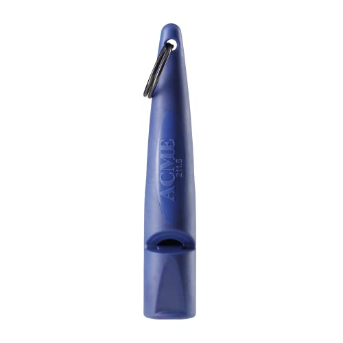 ACME Alpha 211.5 Professional Dog Training Whistle with Enhanced Ergonomic Grip. BPA-Free Plastic. 110 dBA. Long Range. Standardized Frequency. Weatherproof. Made in the UK (Baltic Blue) - color: Baltic Blue