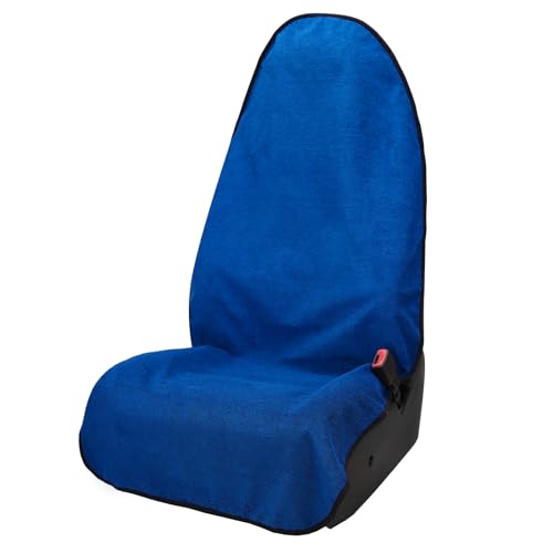 Leader Accessories Towel Car Seat Cover Waterproof Blue for Truck SUV Front Seat Machine Washable - After The Gym, Runs, Swimming, Surfing - color: Towel Blue 1pcs