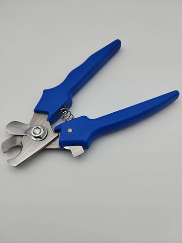 Pet Nail Clippers for Dogs & Cats – Professional Grooming Tool with Safety Guard, Ergonomic Non-Slip Handle Sharp Stainless Steel Blades – Easy Safe Pet Nail Trimmer (Blue) - color: Blue