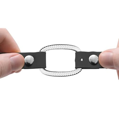 Educator 1" Quick Snap Bungee Dog Collar Strap, Black, 33" | Fits FE-580, ET-800 & UL-1200 ONLY, NOT Compatible with ET-300, ET-400, EZ Educator, Trim-to-Fit, Waterproof Biothane - color: Black