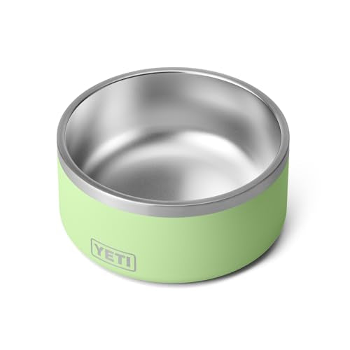 YETI Boomer 8, Stainless Steel, Non-Slip Dog Bowl, Holds 64 Ounces - color: Key Lime