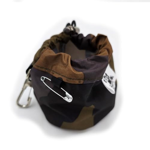 Small Dog Treat Pouch Puppy Training Bag with Carabiner Clip, Bait Bag