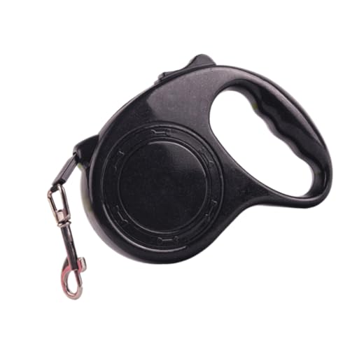 SUPVOX Automatic Retractable Dog Leash with Lock Braking System Telescopic Traction Rope Belt for Small and Medium Pets Large Ergonomic Handle for Comfortable Grip Black
