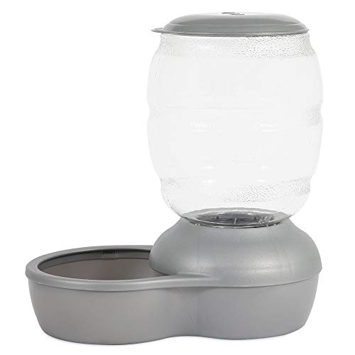 Petmate Replendish Feeder with Automatic Cat and Dog Feeder Green - color: Green, size: 5 LB
