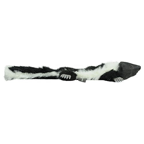 Hyper Pet 48847 Real Skinz Dog Toy, Skunk,Black/White - size: Medium, style: Skunk