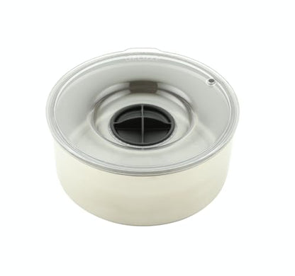 Slopper Stopper Stainless Steel Dripless Water Bowl with Tritan Plastic Lid, Holds 1 Gal, Reduces Spills & Trails Up to 85%+, Water Bowl for Giant Breed Dogs (86-130 lbs), The Original Slobber Stopper - size: 86-130 Lbs Giant, style: Stainless Steel