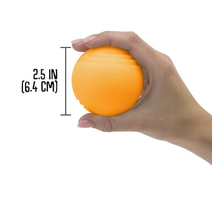 Chew King by Mammoth Bacon Flavored Dog Balls, Glow 2.5" 2-Pk - color: B) 2-Pack Bacon (2.5" Balls)