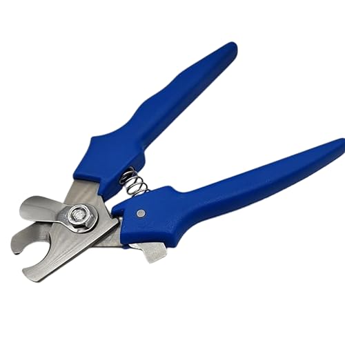 Pet Nail Clippers for Dogs & Cats – Professional Grooming Tool with Safety Guard, Ergonomic Non-Slip Handle Sharp Stainless Steel Blades – Easy Safe Pet Nail Trimmer (Blue) - color: Blue