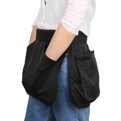 Dog Trainer Treat Belt Pouch Waist Apron with Detachable Large Deep Pockets | Adjustable Fit, Tool Pockets Expand, Large Spacious for Leashes, Balls, Toys, & Phone/Keys, Zippers Bag