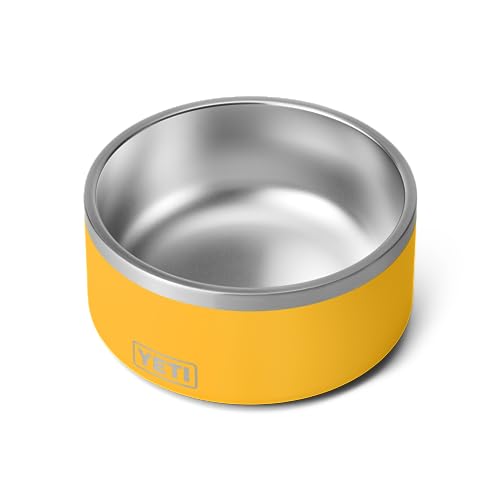 YETI Boomer 8, Stainless Steel, Non-Slip Dog Bowl, Holds 64 Ounces - color: Alpine Yellow