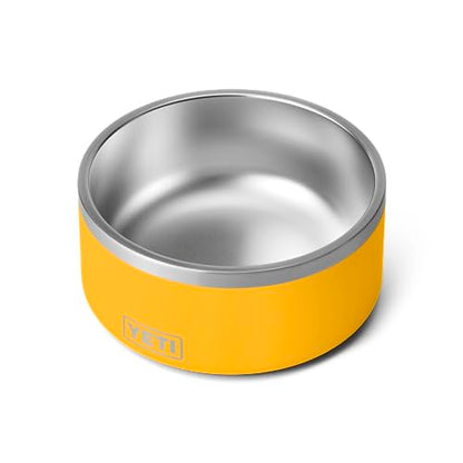 YETI Boomer 8, Stainless Steel, Non-Slip Dog Bowl, Holds 64 Ounces - color: Alpine Yellow