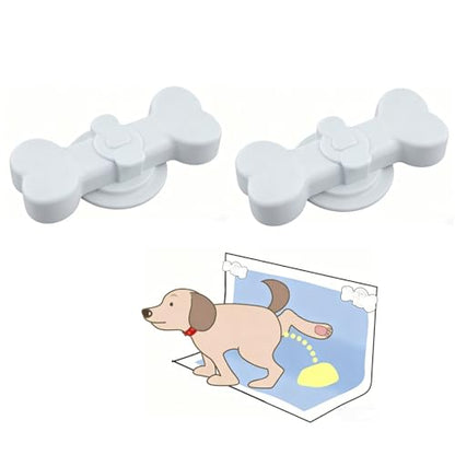 2 Pack Potty Training Pad Magnetic Holder Compatible for Leg-Lifting with Strong Adhesive and Magnets for Any Size Puppy Pads Indoor Dogs House Wall