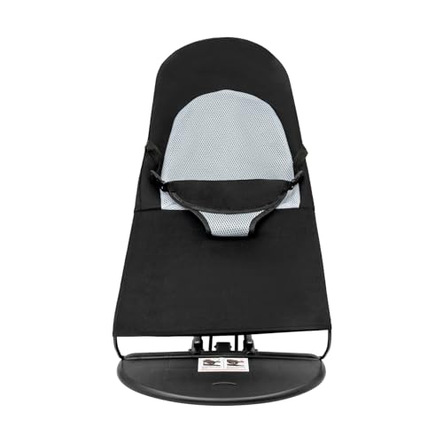 Pet Rocking Chair, Portable Dog Rocker Bed Chair 4 Modes Adjustments Pet Rocker Bed Washable Removable Small Dogs Cots Sofa Beds for Pets Under 33lbs/15Kg (Black) - color: Black