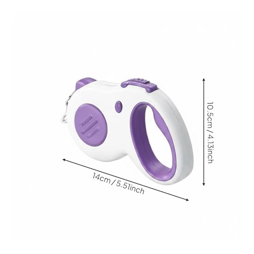 Retractable Dog Leash Heavy Duty Automatic Reflective Extendable Dog Leash for Outdoor, Training, Purple - color: Purple