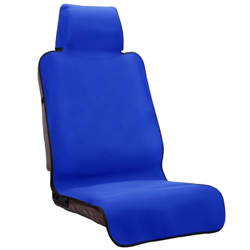 INFANZIA Premium Waterproof Seat Cover Towel Protector Neoprene Universal Fit, Upgraded 100% Washable & Removable Non-Slip Sweat Carseat Towel Covers, Perfect for Gym/Yoga/Workout（Royal Blue,1PCS - color: Royal Blue, size: one