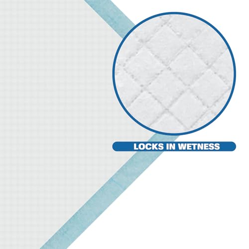 Puppy Pee Pads, 22 x 22 Inch Leak-Proof Pet Potty Training Pads for Dogs, Quick Absorb 6-Layer Design, Ideal for Small Puppies, Cats, Kittens, Rabbits, and Guinea Pigs (Blue-100 Count) - size: Blue-100 Count
