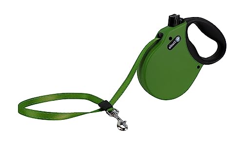 Alcott Adventure Retractable Leash, Small, Green - color: Green, size: Small