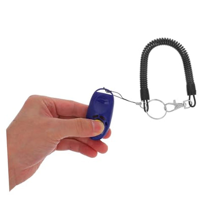 Toyvian PET Training Clicker for Dogs and Cats Sound Training Device with Wrist Strap Dog Behavior Trainer and PET Behavior Management