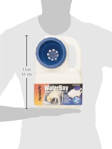 PortablePET Heininger Waterboy No Spill Travel Dog Bowl, 3 Quart Portable Pet Water Dish for Car, RV, Crate & Ex Pen, Mess-Free Design, Perfect for Road Trips, Camping, and On-The-Go Hydration | camping-kitchen-equipment