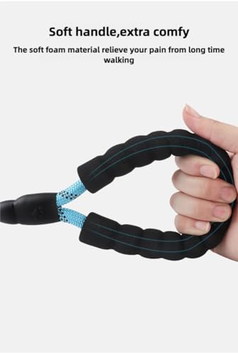 Dog Leash 5 FT with Comfortable Padded Handle, Highly Reflective Threads Dog Leash for Medium Large Dogs, 1/2 inch, Light Pink - color: PINK 5FT