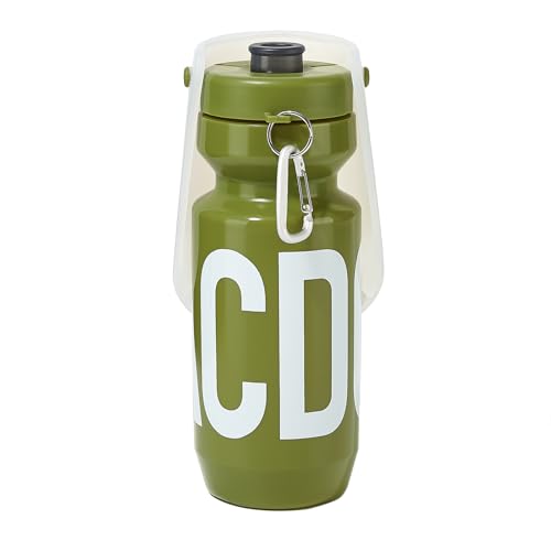 Howgo Dog Water Bottle Portable Travel Water Bottle Dispenser for Dogs, Super Light-Weight, Leak-Proof Bottles for Pets Outdoor Walking, Hiking, Travel,Food Grade Silicone,BPA Free (Green, 21oz) - color: Green
