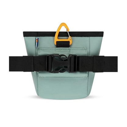 OllyDog, Goodie Treat Bag, Dog Treat Training Pouch | Magnetic Closure | 3 Ways to Wear | Hands-Free Waist Belt | Water-Resistant Recycled Vegan Fabric (Surf) - color: Surf