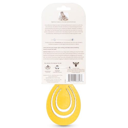 Burt's Bees for Pets Small Bristle Brush with Natural Boar’s Hair & Nylon | Handle Made from Recycled Plastics Collected from Coastal Communities | De-Shedding Eco Friendly Dog Grooming Brush - color: Plastic Bristle Brush, size: 7 Inch
