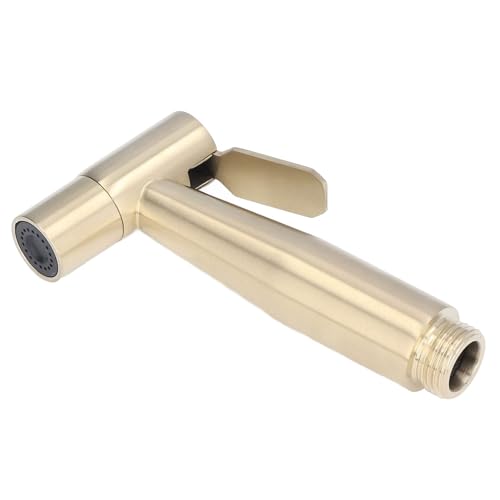 Bidet Sprayer, Bidet Sprayer for Deep Bathroom Toilet Hotel Toilet (A Brushed Gold)