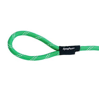 ZippyPaws Zp322 Climbers Rope Leash Original 6 Ft - Green Dog Lead - color: Green, size: 6 Feet
